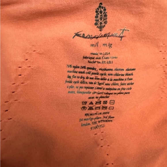 NWOT Free People Movement Good Karma Long Sleeve Onesie - Picture 8 of 8